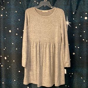Grey babydoll dress